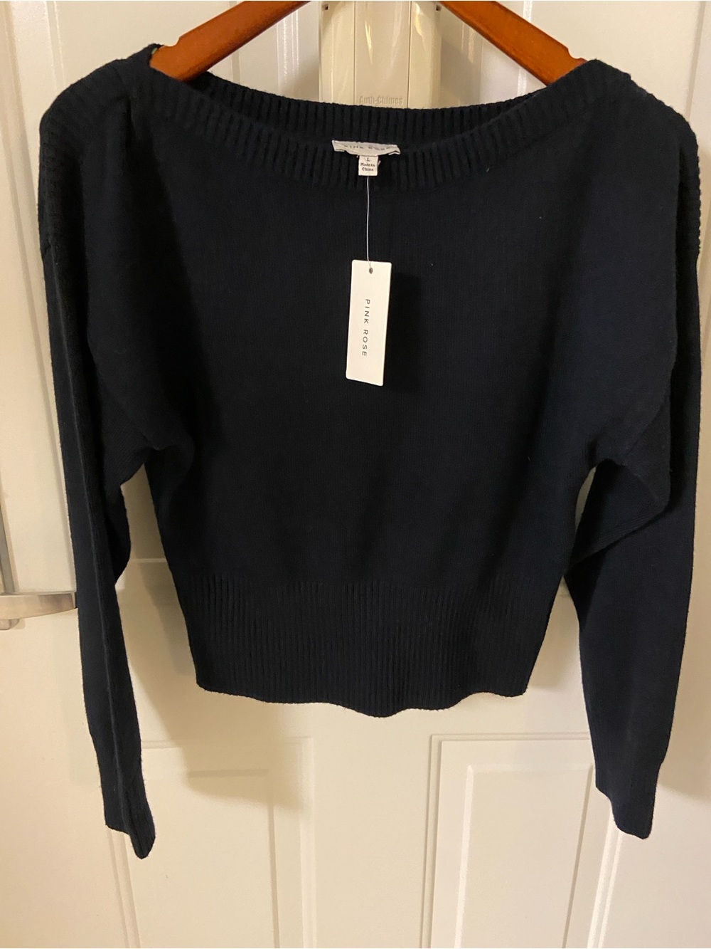 💙Navy Boat Neck Sweater💙